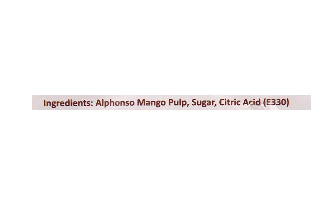 Chitale Agro Alphonso Mango Pulp (Sweetened)   Pouch  1 kilogram